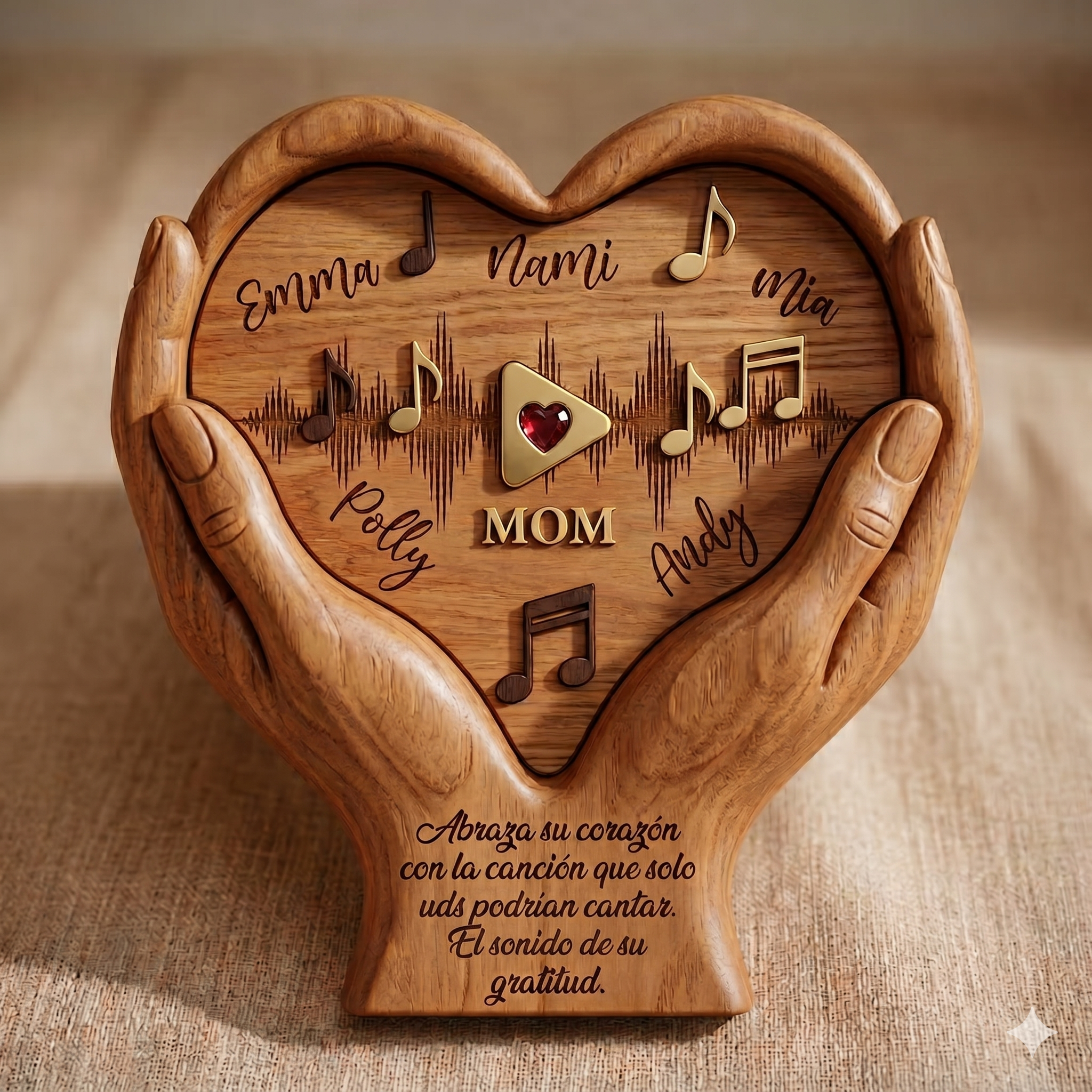 Corazón de Madera - Regalo Musical